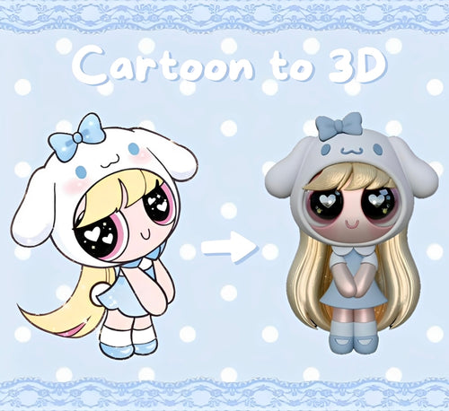 Cartoon 3D figure